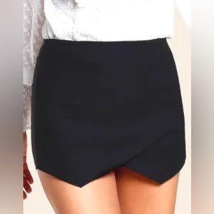 Blue Blush Black Envelope Skirt Small